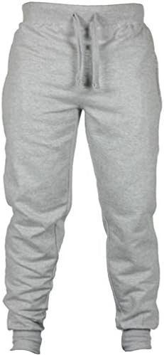 YShowntide Gyms Pants Skinny Jogger Pant Cargo Tracksuit Britches Men Trousers Euro Size Gray L