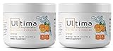 Electrolyte Powder - Balanced, Hydrating Electrolyte Replacement - 30 Serving Canisters - Orange - 3.6 Ounces Each (Pack of 2)