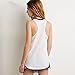 Allbebe Womens Rock And Roll Printing Sleeveless T-Shirt Loose Sexy Vest