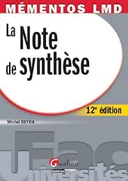 La  note de synthèse