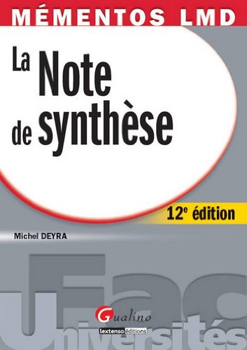 La  note de synthèse