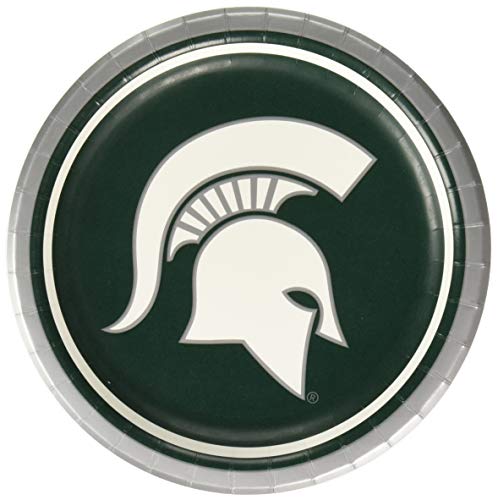 Halloween Costumes Michigan - Michigan State Spartans Dessert Paper Plates,