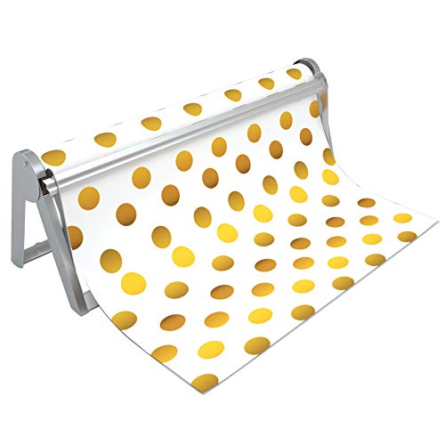 MARIGOLD 18-inch Butcher Paper Dispenser - Wrapping Paper Roll Cutter & Paper Holder for Butcher Freezer Craft Paper Rolls,Butcher Paper Roll Dispenser for Christmas Gift Wrap,Wall Mount or Tabletop - Thumbnail 6