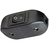 Pass & Seymour 5406BKCC10 Feed Cord Switch, 6-Amp, 120-volt, Black