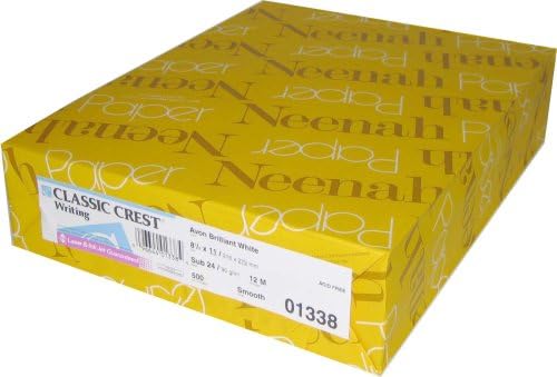 Limited Papers(TM). Super Smooth Finish, Solar White Color, 28 Pound (98 Gsm), 8.5 x 11 Inch, 500 Per pack