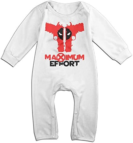 Ahey Newborn Maximum Gun Effort Long Sleeve Romper Bodysuit 12 Months