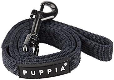 Authentic Puppia Two Tone Lead, Grey, Medium
