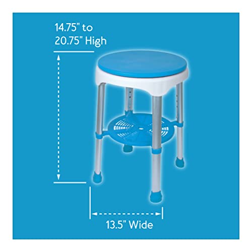 Carex Easy Swivel Bath Stool and Bathtub Stool Shower Stool