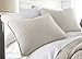 Southshore Fine Linens - Vilano Springs Oversized 3 Piece Quilt Set, Full/Queen, Bone