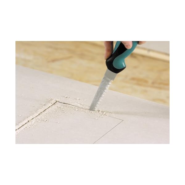 wolfcraft Hand-StichsÃ¤ge I 4033000 I FÃ¼r Ausschnitte in Gipskarton - Robuste, langlebige SchneidzÃ¤hne & Ergonomischer 2-Komponenten-Griff - FÃ¼r DIY Projekte – Bild 3