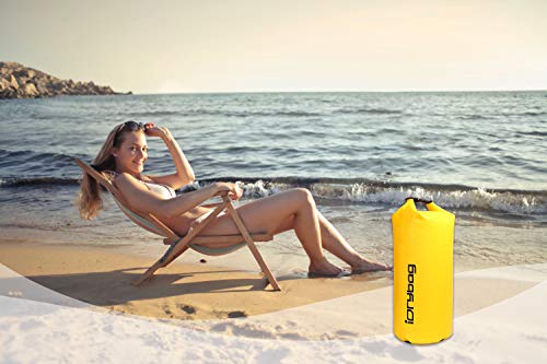 IDRYBAG Dry Bag Waterproof Floating, TPU Waterproof Bag Roll Top, 2L,5L,10L Dry Bag Kayak Storage for Kayaking, Boating, Rafting, Fishing, Swimming, Hiking, Camping, Travel, Beach