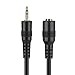 TNP 2.5mm Extension Cable (15 Feet) - Male to Female Adapter Extender Stereo Audio Sub Mini Subminiature Jack Adapter Wire Cord Plug Connector for Headset Headphone Microphone