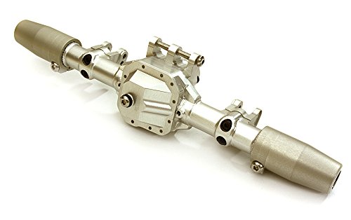 Integy RC Model Hop-ups C27154HARD Billet Machined Complete Rear Axle Housing Assembly for Axial 1/10 SCX10 II