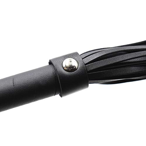 STTQYB Horse Riding Crop,Soft Faux Leather Harness Handle Whip Teaching Training Tool Costume Accessories (C) - Thumbnail 5