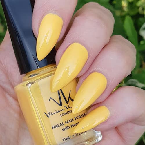 Vivien Kondor Henna Halal Permeable Nail Polish (HA13 Gold Souk)