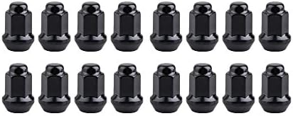 Motosport Alloys (16pk) Tapered Lug Nut 10mm x 1.25mm Thread Pitch w/14mm Head Black for Yamaha YFZ450R 2009-2018