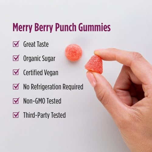 Nordic Naturals Kids Probiotic Gummies Berry | Probiotic & Prebiotic Fiber Chewables for Digestive Health & Gut Balance & Immune Support & Regularity | 60 Gummies
