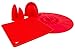 Instant Perrrt Accessories Silicone Starter Kit - Pair of Mini Mitts, Pot Holder, and Sealing Lid