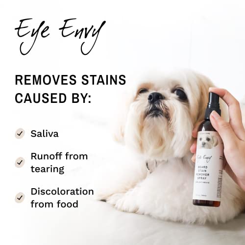 Eye Envy Beard Stain Remover Spray for Dogs/Cats100 Natural and Safe