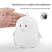 ShaArkMango Kids Penguin Night Light, 9 Colors, Battery Operated, Safe Silicone Material, Perfect for Nursery, Bedroom, and Playroom