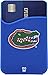 Florida Gators Adhesive Silicone Cell Phone Wallet/Card Holder for iPhone, Android, Samsung Galaxy, & Most Smartphones
