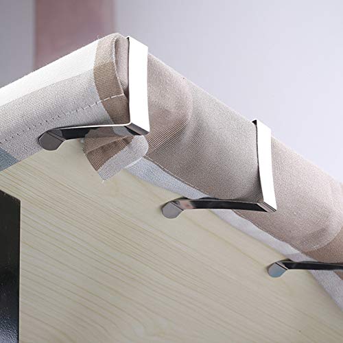HYFEEL Tablecloth Clips 24 Packs Picnic Table Clip Stainless Steel Metal Outdoor Tablecloth Clamps Adjustable Table Cover Holder for Dining Picnic Camping Wedding Party
