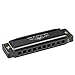NEUMA Harmonica 10 Holes 20 Tunes Mouth Organ Blues Deluxe Harmonica, Key of C for Beginner, Students, Kids Gift, Professional with case