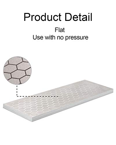 S SATC Diamond Stone 400/1000 Grit Tools Diamond Sharpening Stones 8 Inch Diamond Knife Stone Sharpener Sharpening Stone Plate - Thumbnail 4