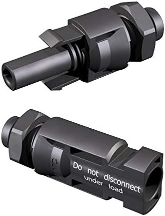 32.0078P0001 + 32.0079P0001 - Power Entry Connector, MC4 Series, Receptacle, 1 kV, 30 A, Cable Mount, Crimp, (Pack of 5) (32.0078P0001 + 32.0079P0001)