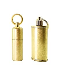 ppfish Mini latón Key cadena Lighter set waterproo