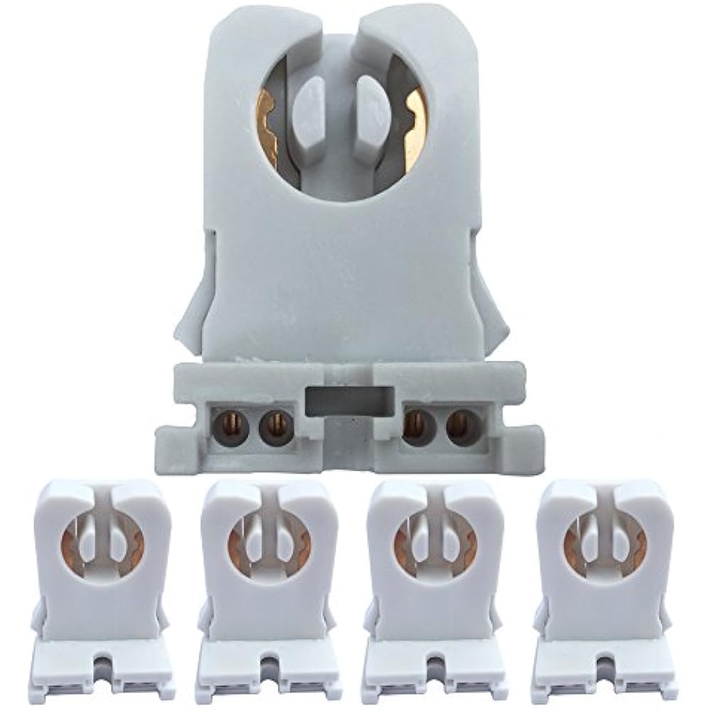 Nonshunted Turn Type 4Pack UL Listed T8 Lamp Holder Tombstone Sockets