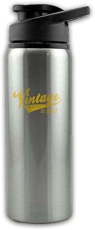 Vintage Est 1957 Stainless Steel Funny Portable Water Bottle Coffee Mugs