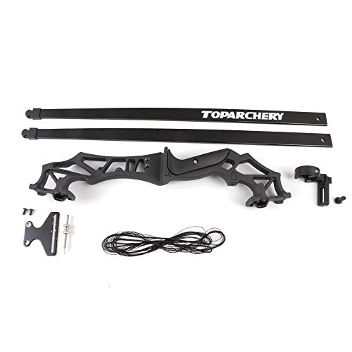 image for TOPARCHERY Archery Takedown Recurve Bow Hunting Long Bow Set Alloy Ris