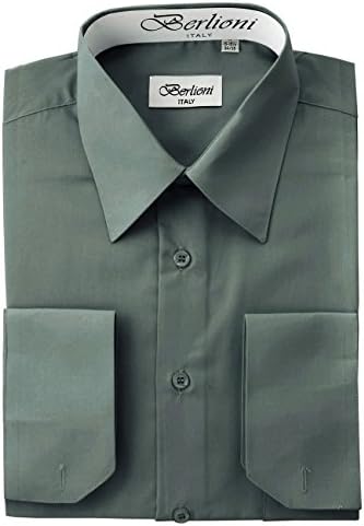 berlioni dress shirt review Berlioni Italy Men's Tuxedo Dress Shirt with Bow-Tie (Lay-Down 135, 3XL (19-19) sleeve: 36/37), White