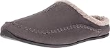Deer Stags Men's Nordic Slipper, Charcoal, 9 Medium US
