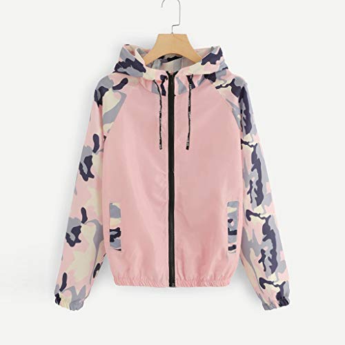 Kapuzenpullover-Lange-rmel-Jugendlich-Mdchen-Pullover-Crop-Tops-Tarnung-Hoodie-Damen-Oberteile-Reiverschluss-Bauchfreie-Top-Sweatshirts-Langarmshirt-Mantel-Teenager-Mdchen