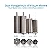Crazepony 8pcs 7x16mm Brushed Motors 17500KV 716 Coreless 1mm Shaft w/ 8pcs 3-Blade 31mm Propellers 1mm Hole Blue Props for Tiny Whoop Micro FPV Drone