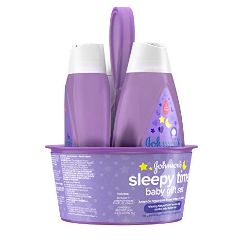 Johnson\'s sleepy time baby gift set con relajantes aromas