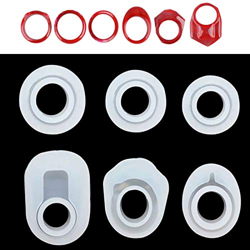 Resin Casting Molds, Gemstone Ring Silicone Mold for Gemstone Ring