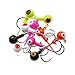 Temorah Fishing Lures Jig Heads,Ball Heads 1/32oz-1oz,Sharp Fishing Hooks for Freshwater or Saltwater