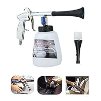 WAQIA HOUSE Car Cleaning Gun Interior Washing Air Blow Gun Automotive Air Pulse Cleaning Equipment High Pressure Foamaster Nozzle Sprayer with 1L Foam Bottle 2 Set Nozzle Sprayer Connector