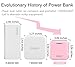 SINOELE Power Banks 10000mAh Ultra Mini Cell Phone Charger Quick Charging Battery Bank for iPhone,iPad,Samsung Galaxy and More (Pink)