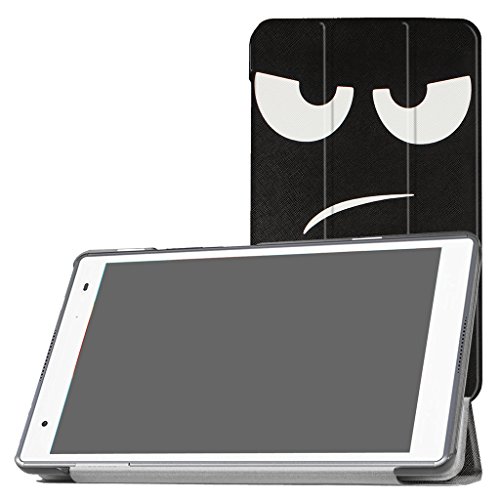 Lenovo Tab 4-8 Inch Slim Shell Case,Mama Mouth Ultra Lightweight PU Leather Standing Cover For 8.0" Lenovo Tab 4-8 Inch ZA2B0009US Android 7.1 Tablet,Don t Touch My Pad