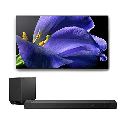 Sony XBR-55A9G 55″ BRAVIA OLED 4K UHD HDR TV with HT-ST5000 7.1.2ch 800W Dolby Atmos Sound Bar