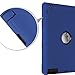 iPad 2 Case,iPad 3 Case,iPad 4 Case,BENTOBEN Heavy Duty Rugged Shock-Absorption/High Impact Resistant Hybrid Three Layer Armor Full Body Protective Case Cover for iPad 2/3/4 Retina (Navy Blue&Black)