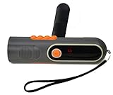 Kaito KA704B 4-in-1 Multi-functional Ultra-compact Rechargeable Hand Crank Emergency AM/FM Radio + LED Flashlight + USB Battery Pack + Siren Alarm