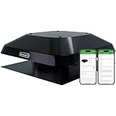 Quietcool AFR SMT ES-2.0 Roof Mount Smart Attic Fan - Up to 1950 CFM - As low as 25 Watts - Smart App Control - Thermostat and Humidistat - 20ft Power Cord - Plug-and-play - Three Speed