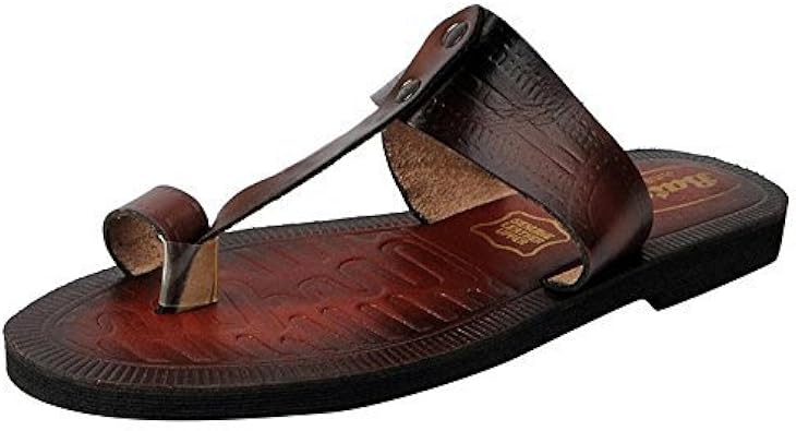 mens leather chappal online shopping