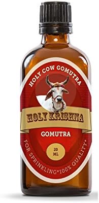 Holy Krishna - 2 Bottle 20ml+20ml Set of GoMutra for Sprinkling + Laxmi ATM Yantra Free