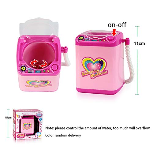 image for ARTIFUN Washing Machine Toy Mini Pretend Play Housekeeping Dollhouse F